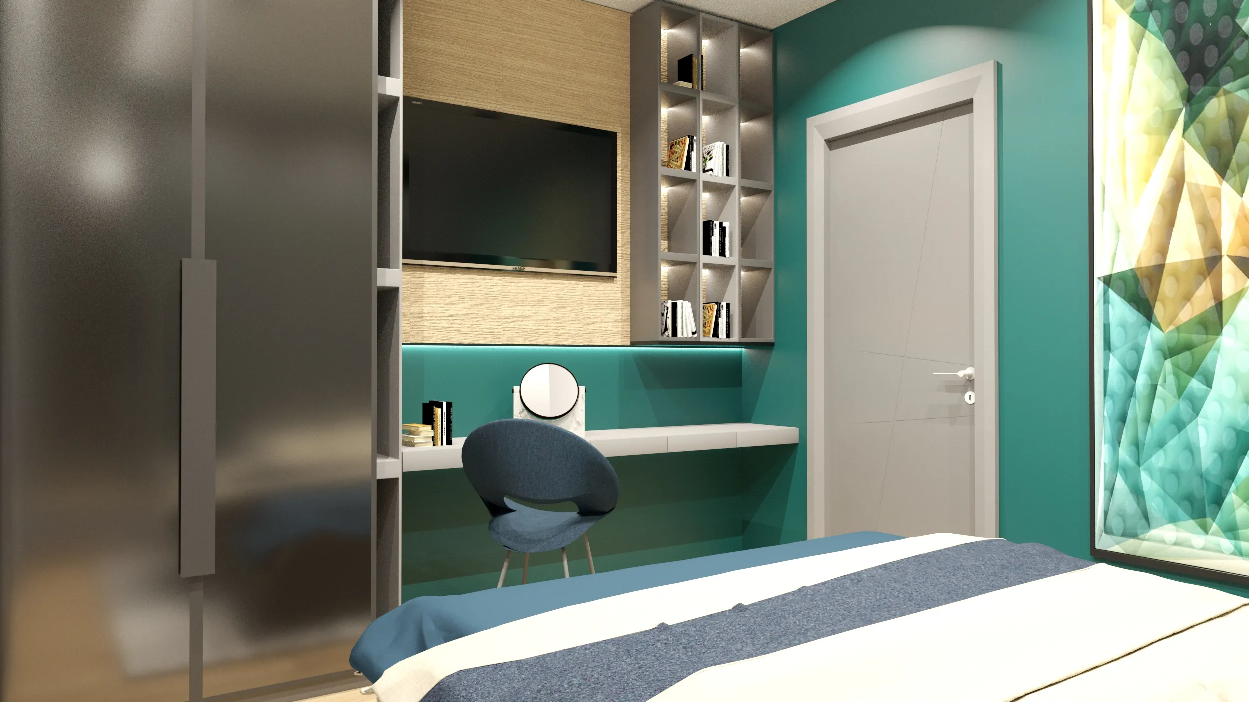 ЕДНОСТАЕН АПАРТАМЕНТ СЪС СЪВРЕМЕНЕН ДИЗАЙН - Image 4