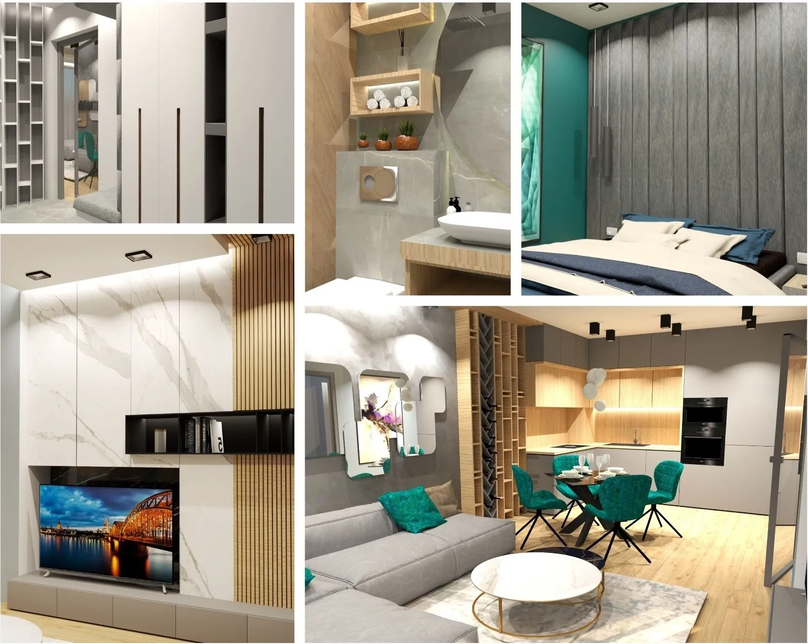 ЕДНОСТАЕН АПАРТАМЕНТ СЪС СЪВРЕМЕНЕН ДИЗАЙН