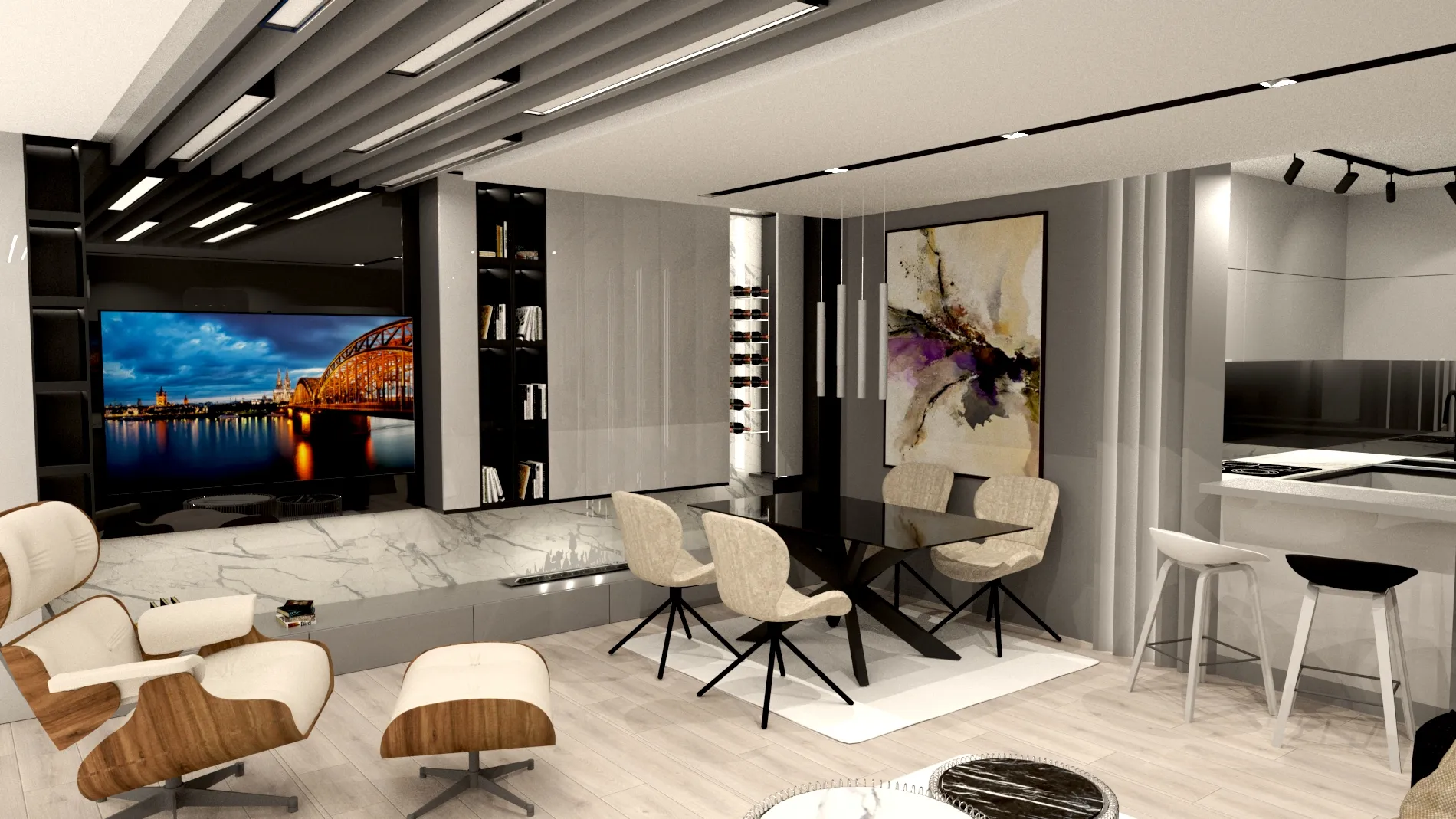 ЕКСТРАВАГАНТЕН АПАРТАМЕНТ СЪС СВЕТЛИНА И ХАРМОНИЯ - Image 1